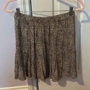 American Eagle Cheetah Print Skirt